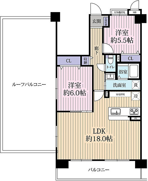 間取りを拡大表示