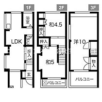 大阪府守口市大久保町5丁目（賃貸一戸建3LDK・3階・41.61㎡） その2