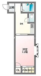 間取図画像 1DK