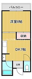 間取図画像 1DK