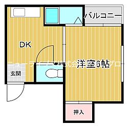 間取図画像 1DK