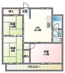 物件の間取り