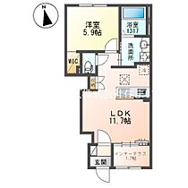 大阪府守口市佐太中町7丁目（賃貸アパート1LDK・1階・43.21㎡） その2