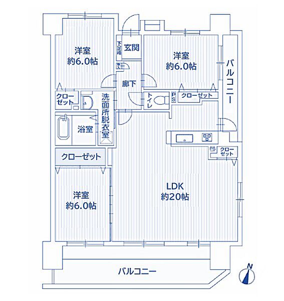 間取りを拡大表示
