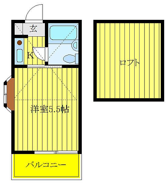 東京都板橋区富士見町(賃貸アパート1K・2階・13.52㎡)の写真 その2
