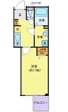 東京都北区赤羽西1丁目(賃貸マンション1K・3階・26.52㎡)の写真 その2