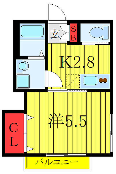 東京都北区上十条2丁目(賃貸アパート1K・1階・21.03㎡)の写真 その2