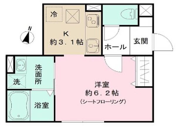 東京都板橋区大谷口1丁目(賃貸マンション1K・1階・25.92㎡)の写真 その2