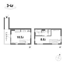 Ｒｕｅｌｌｅ 302 ｜ 東京都板橋区蓮沼町（賃貸マンション1LDK・3階・48.62㎡） その2