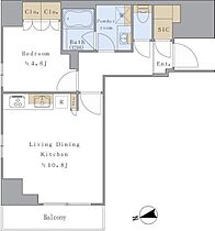 Ｂｒｉｌｌｉａ　ｉｓｔ　赤羽 901 ｜ 東京都北区岩淵町（賃貸マンション1LDK・9階・41.33㎡） その2