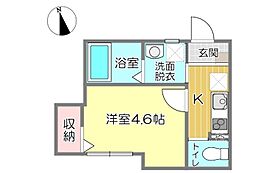 静岡県浜松市中央区和地山1丁目（賃貸アパート1K・1階・18.48㎡） その2