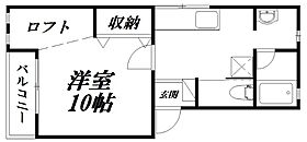 静岡県浜松市中央区高丘北1丁目（賃貸アパート1K・2階・34.70㎡） その2