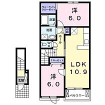 静岡県浜松市浜名区細江町気賀（賃貸アパート2LDK・2階・57.21㎡） その2