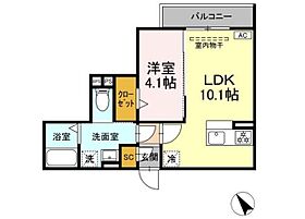 静岡県浜松市中央区初生町（賃貸アパート1LDK・1階・35.35㎡） その2