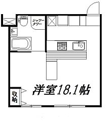 ARCO12 ワンルームの間取図画像