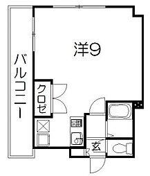 Avenue布橋 1Kの間取図画像