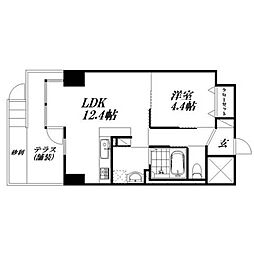 Conforto紺屋町 1LDKの間取図画像
