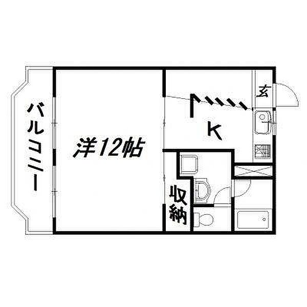 静岡県浜松市中央区中野町(賃貸マンション1K・4階・38.88㎡)の写真 その2