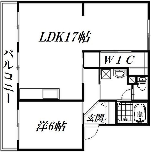 静岡県浜松市中央区曳馬3丁目(賃貸マンション1LDK・1階・48.00㎡)の写真 その2