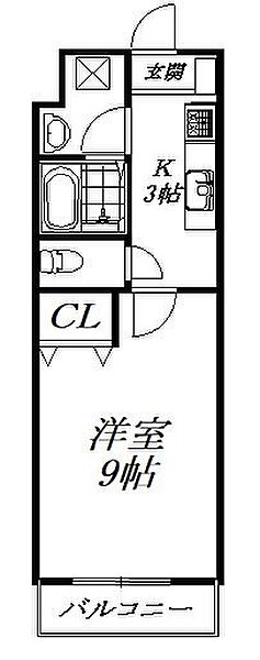 静岡県浜松市中央区三和町(賃貸マンション1K・3階・25.92㎡)の写真 その2