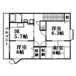 バス 遠鉄バス大平台1丁目下車 徒歩3分 2階/-