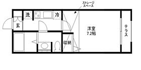 滋賀県守山市吉身１丁目（賃貸アパート1K・1階・24.63㎡） その2