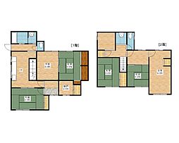 JR東海道・山陽本線 野洲駅 徒歩14分の賃貸一戸建て 1階6DKの間取り
