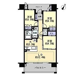 間取図画像 3LDK