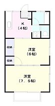 エトワールハイツ 101 ｜ 千葉県茂原市東郷（賃貸アパート2K・1階・37.32㎡） その2