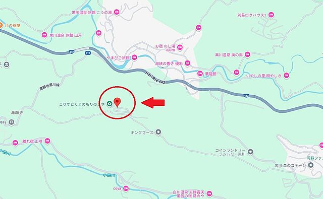 地図 阿蘇郡南小国町大字満願寺7012-28