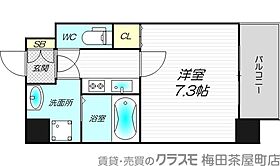 CASSIA福島駅前  ｜ 大阪府大阪市福島区福島5丁目15-13（賃貸マンション1K・4階・25.05㎡） その2