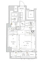 東京都台東区東上野４丁目（賃貸マンション1LDK・7階・40.45㎡） その2