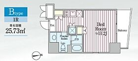 東京都文京区後楽２丁目（賃貸マンション1R・4階・25.73㎡） その2