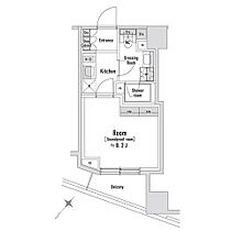 東京都中央区八丁堀３丁目（賃貸マンション1K・9階・25.33㎡） その2