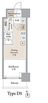 東京都台東区浅草橋３丁目（賃貸マンション1DK・4階・25.60㎡） その2