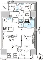 東京都台東区松が谷２丁目（賃貸マンション1LDK・2階・40.76㎡） その2