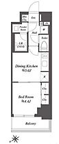 東京都台東区根岸３丁目（賃貸マンション1DK・4階・25.58㎡） その2