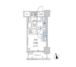 JR山手線 上野駅 徒歩9分の賃貸マンション 9階1Kの間取り