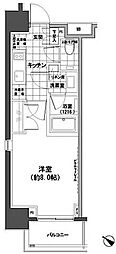 東京メトロ日比谷線 人形町駅 徒歩4分の賃貸マンション 3階1Kの間取り