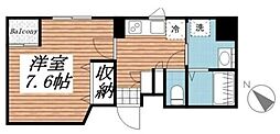 CASAFELICE 1Kの間取図画像