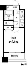 スペーシア秋葉原 1Kの間取図画像