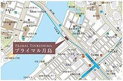 プライマル月島 1Kの間取図画像