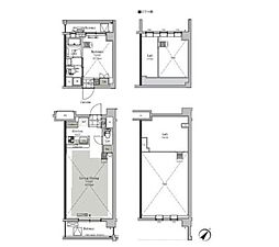 ParkCube西ヶ原STAGE 1LDKの間取図画像