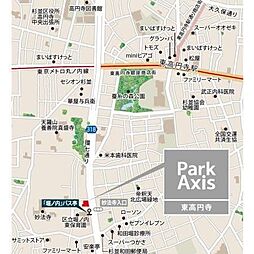 パークアクシス東高円寺 1LDKの間取図画像