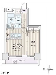 エスティメゾン錦糸町2 1LDKの間取図画像