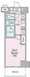 リビオメゾン南砂町 1Kの間取図画像