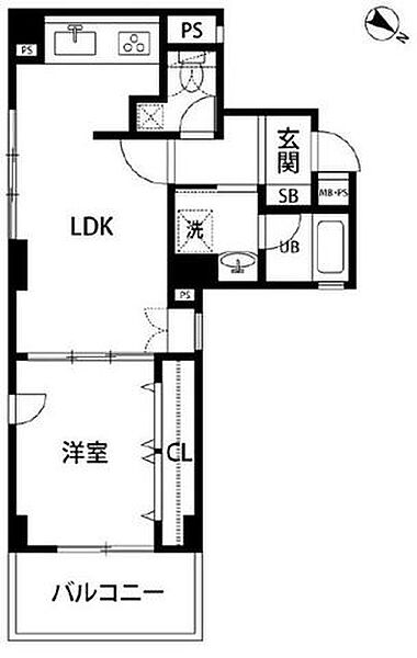 東京都中央区日本橋蛎殻町２丁目(賃貸マンション1LDK・5階・45.03㎡)の写真 その2