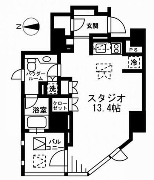 東京都新宿区左門町(賃貸マンション1R・9階・36.09㎡)の写真 その2