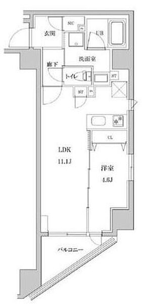 東京都中央区日本橋横山町(賃貸マンション1LDK・6階・40.94㎡)の写真 その2