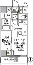 東京都台東区台東４丁目（賃貸マンション1DK・2階・26.50㎡） その2